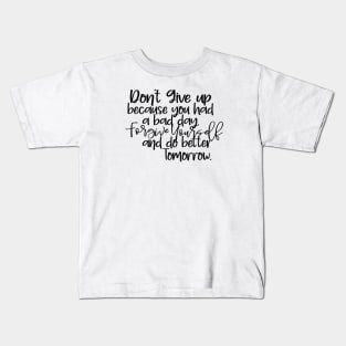 Quote21 Kids T-Shirt